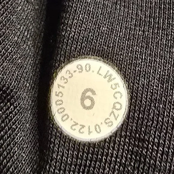 Lulu Wunder Train High-Rise Tight 25", Diamond Dye Pitch Grey Graphite Grey, 6 - Picture 7 of 7